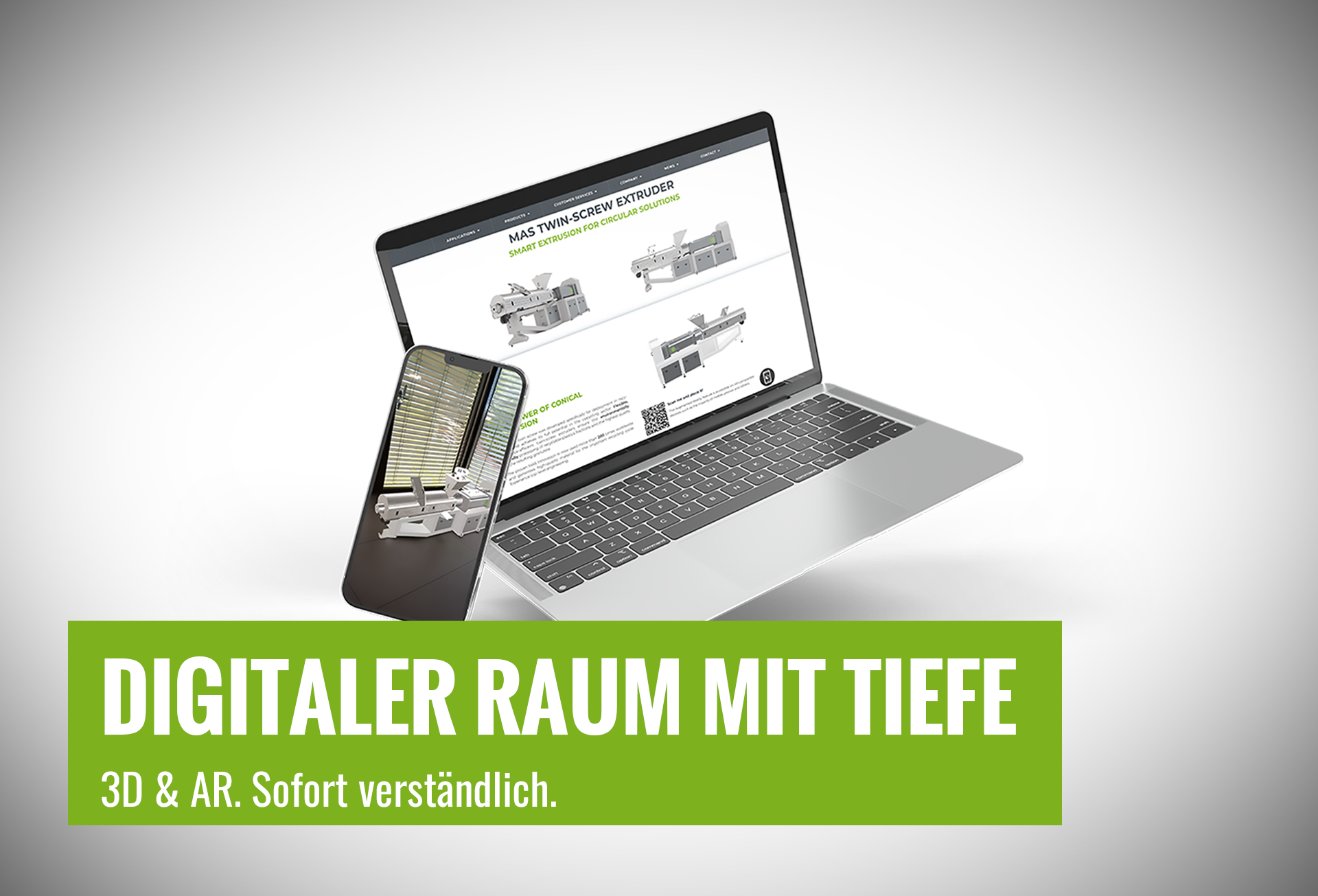 DIGITALER RAUM MIT TIEFE