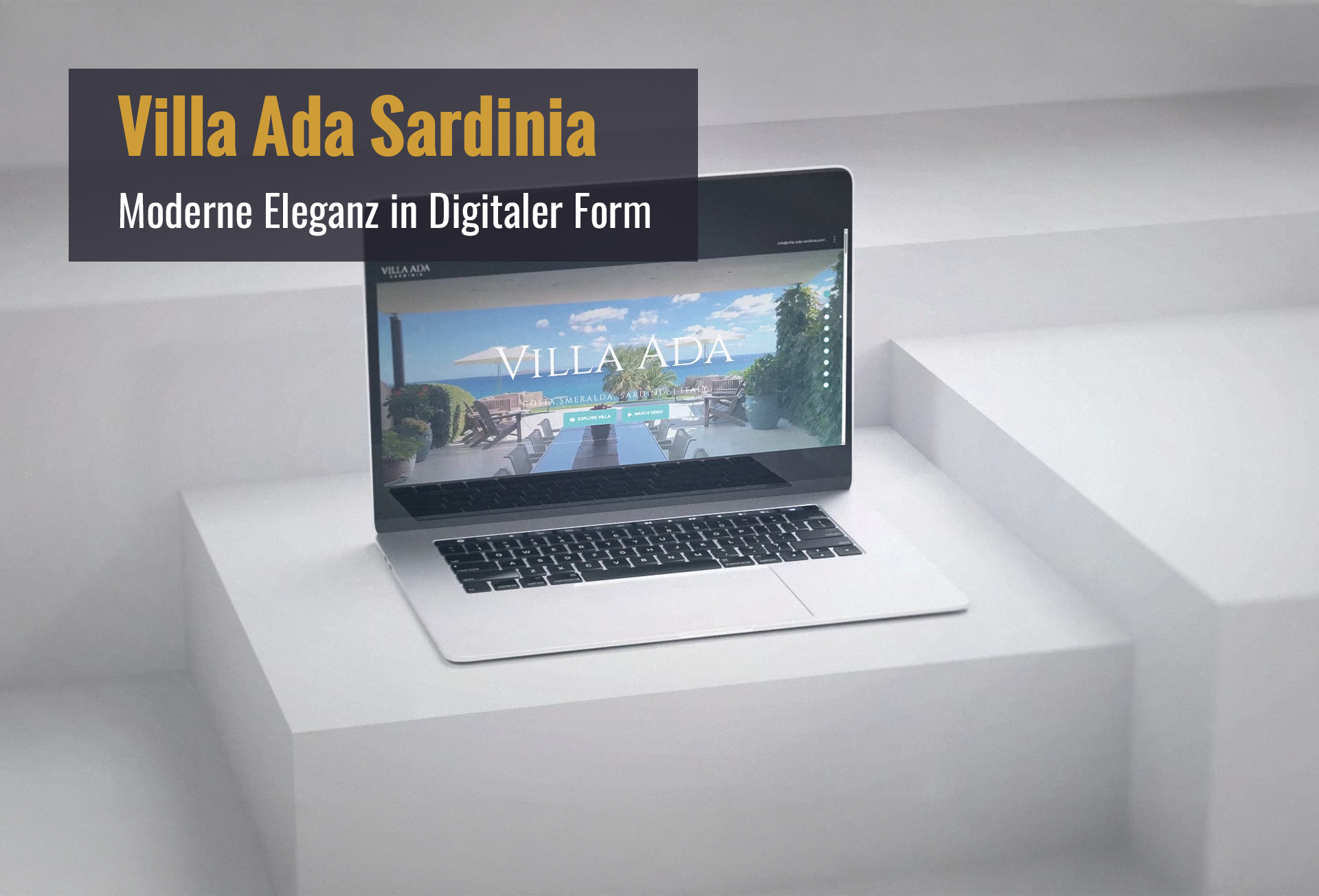 Neues Webprojekt: Villa Ada Sardinia – moderne Eleganz in digitaler Form
