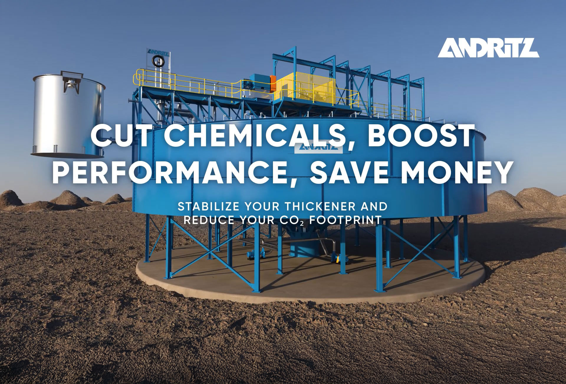 Digitale Prozessoptimierung im Thickener – wie Metris addIQ ACE von ANDRITZ durch 3D-Animation verständlich wird