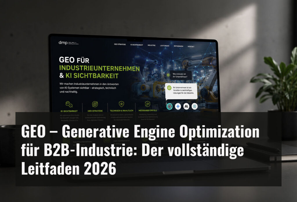 GEO für die B2B-Industrie | dmp News