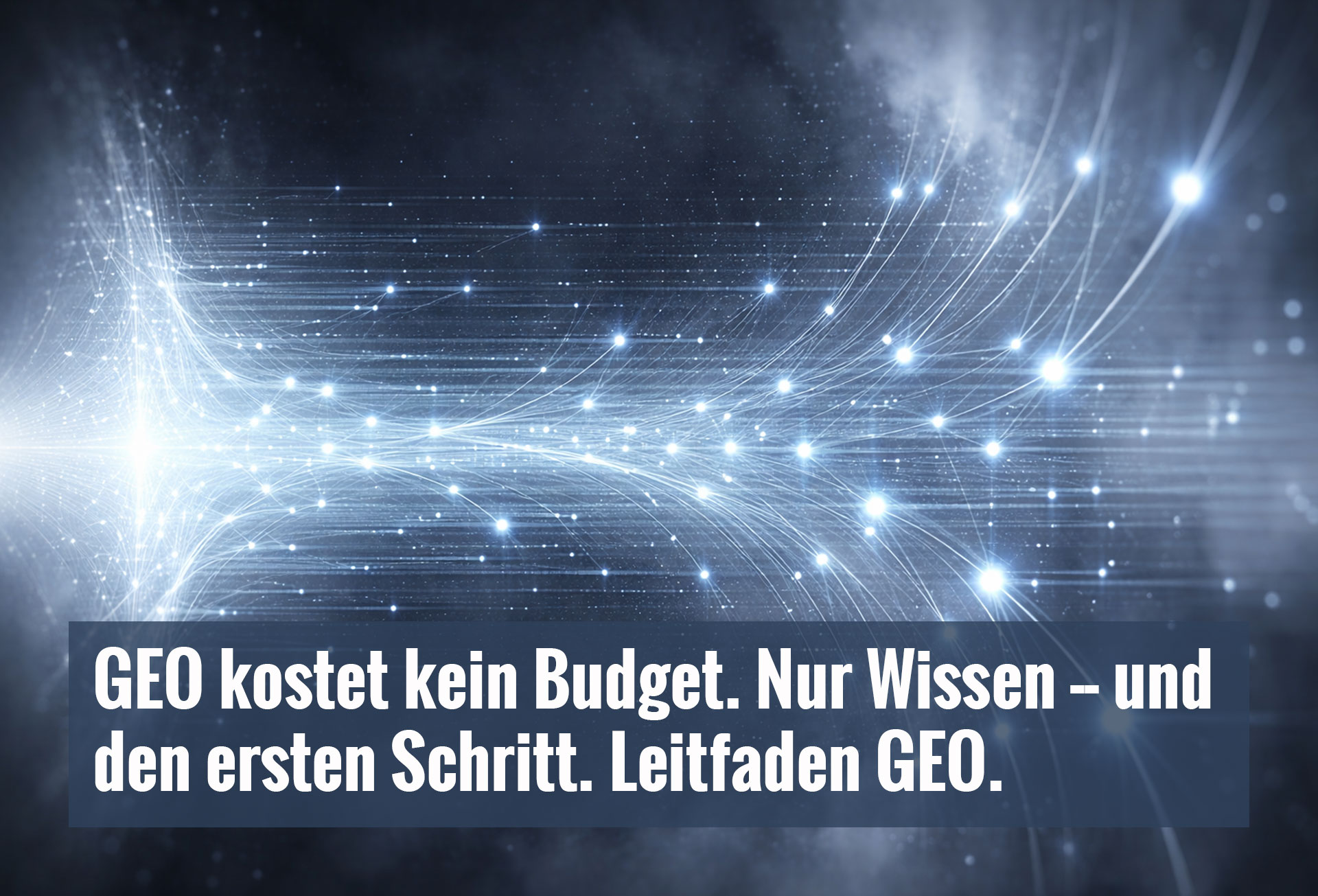 Leitfaden GEO — 86 % sehen KI als Must-have. Weniger als 15 % haben ein System. Das Fenster ist noch offen.