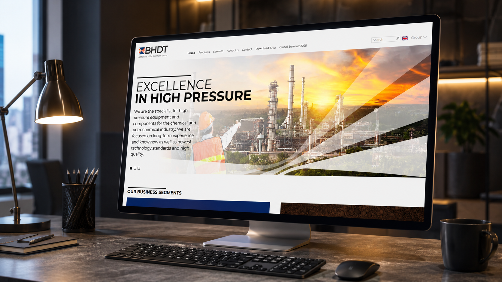 Webdesign für BHDT & BFT Hochdrucktechnik | Werbeagentur dmp