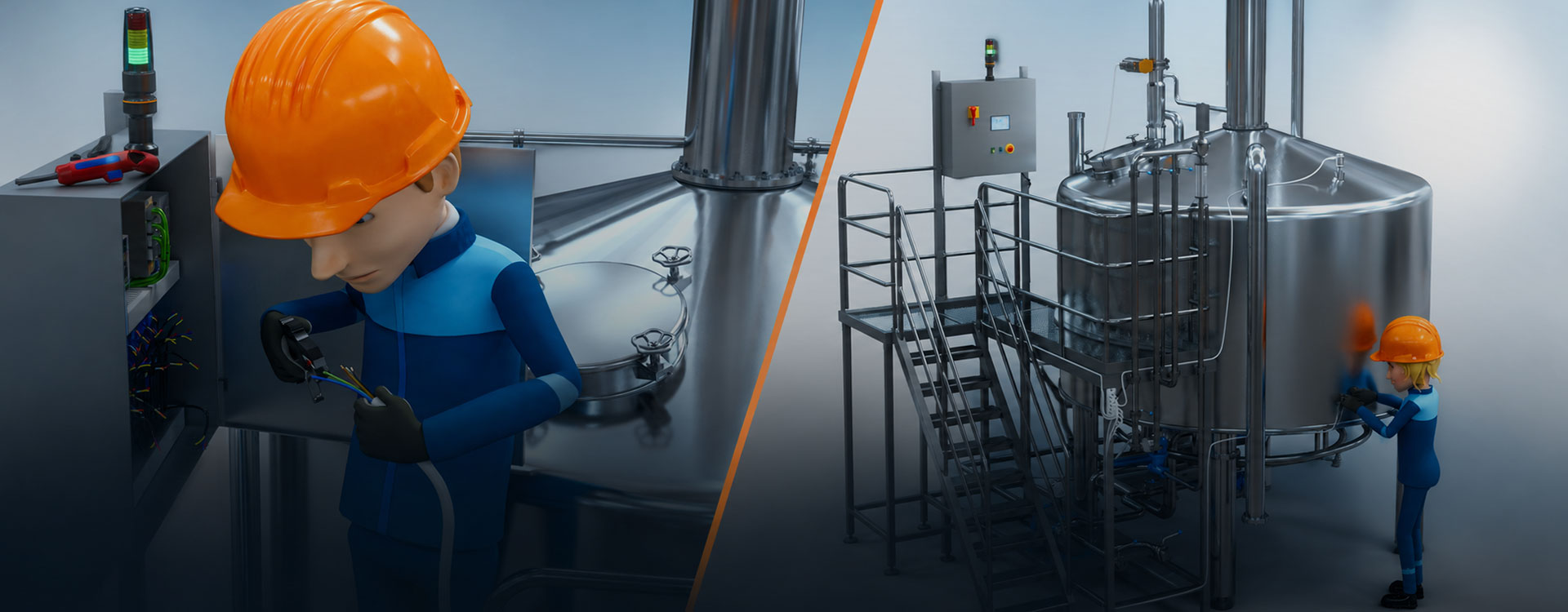 Industrial automation animation
